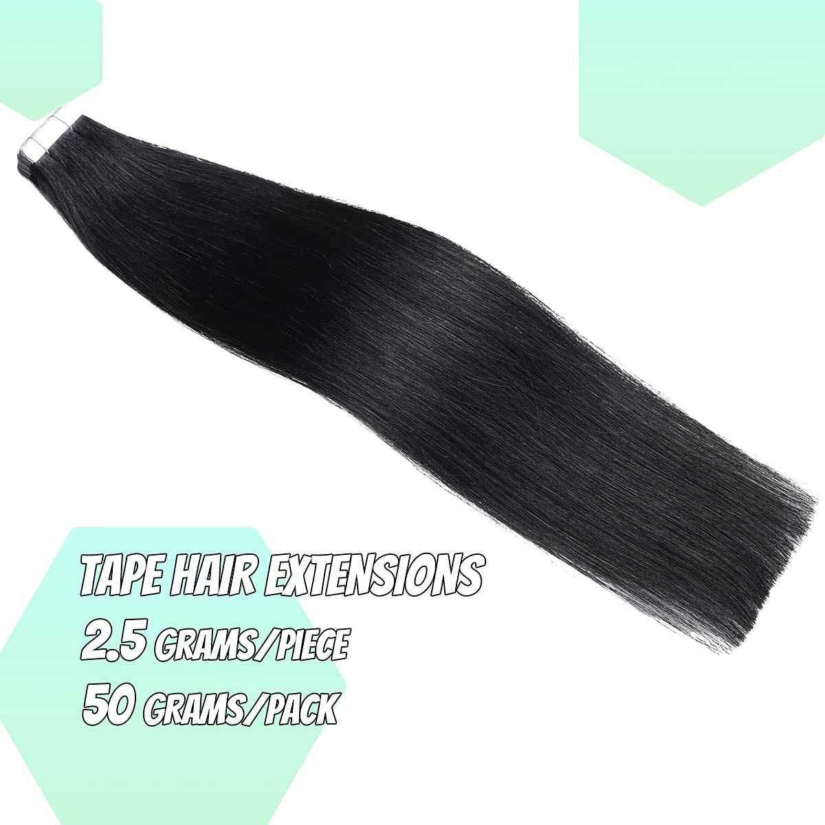 Tape in Hair Extensions Human Hair - 20 Pcs 50 Grams - Image 37