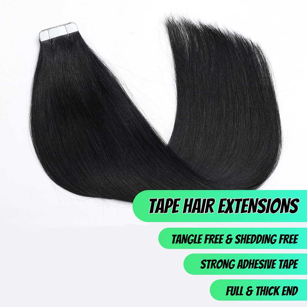 Tape in Hair Extensions Human Hair - 20 Pcs 50 Grams - Image 38