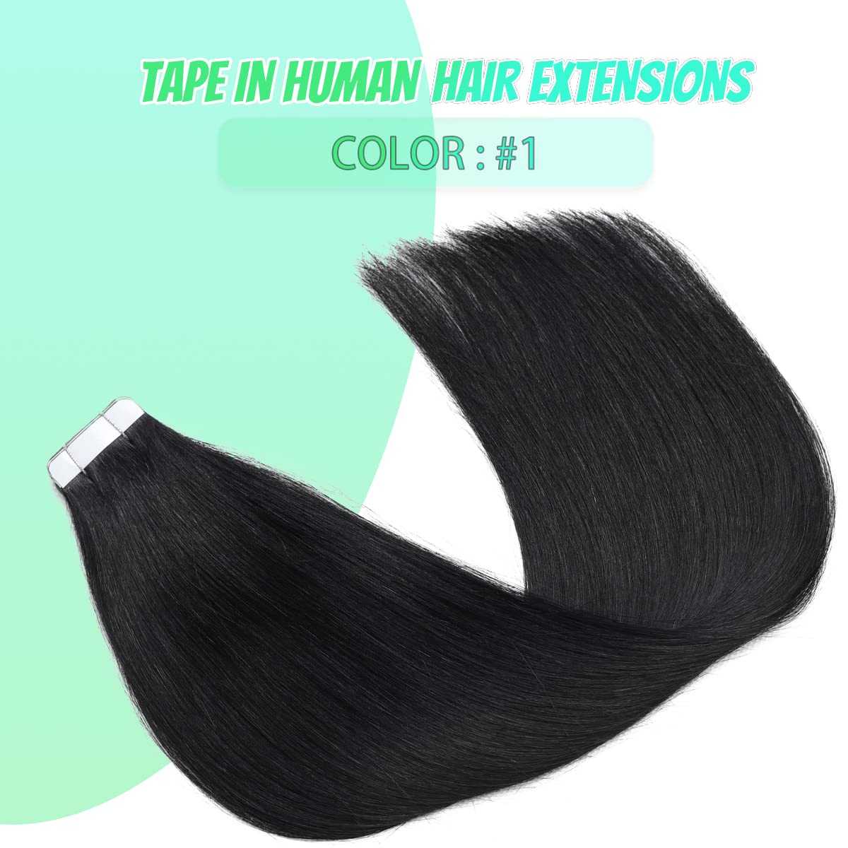 Tape in Hair Extensions Human Hair - 20 Pcs 50 Grams - Image 39