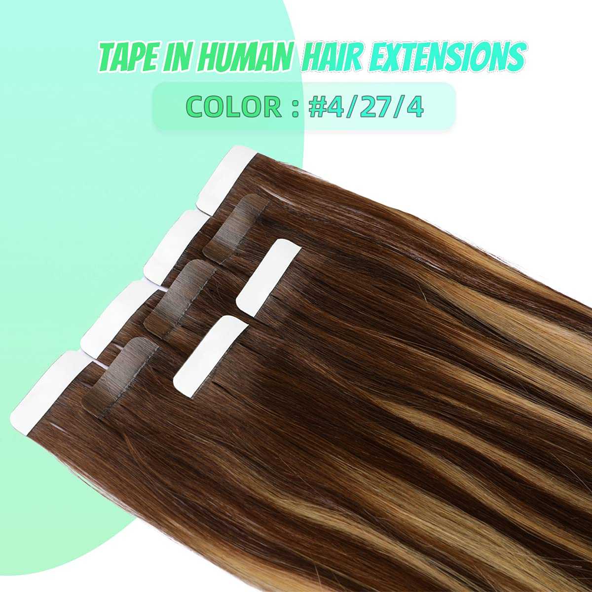 Tape in Hair Extensions Human Hair - 20 Pcs 50 Grams - Image 5