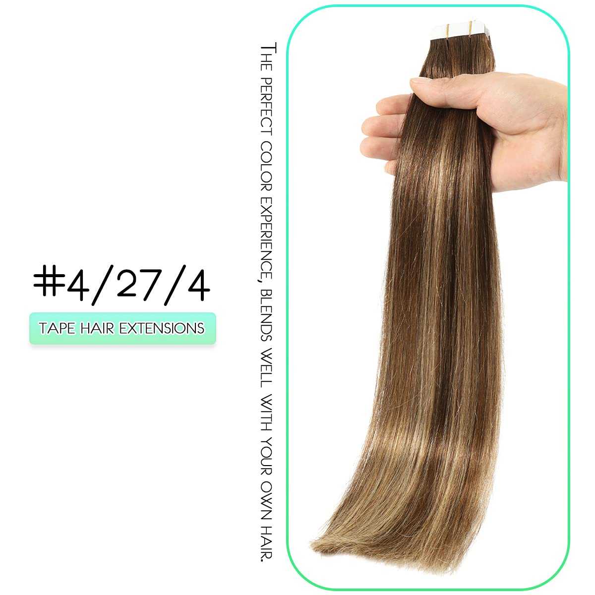 Tape in Hair Extensions Human Hair - 20 Pcs 50 Grams - Image 6