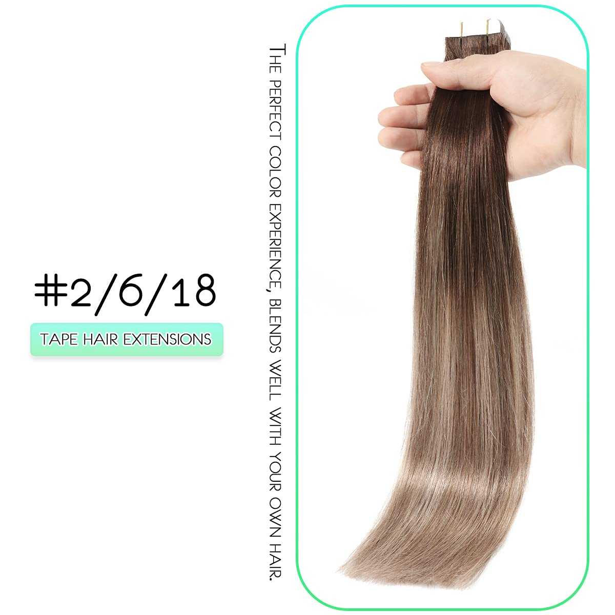 Tape in Hair Extensions Human Hair - 20 Pcs 50 Grams - Image 74