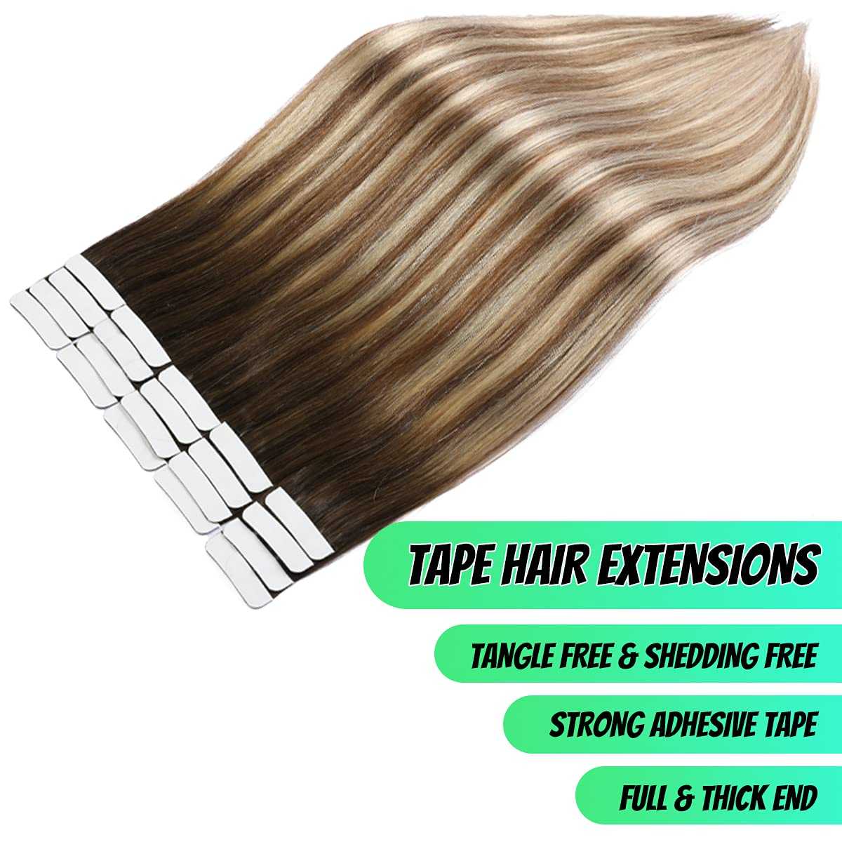 Tape in Hair Extensions Human Hair - 20 Pcs 50 Grams - Image 86
