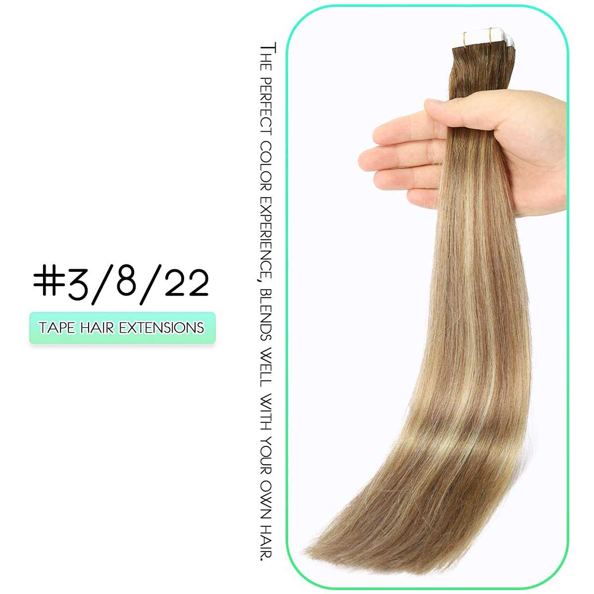 Tape in Hair Extensions Human Hair - 20 Pcs 50 Grams - Image 88