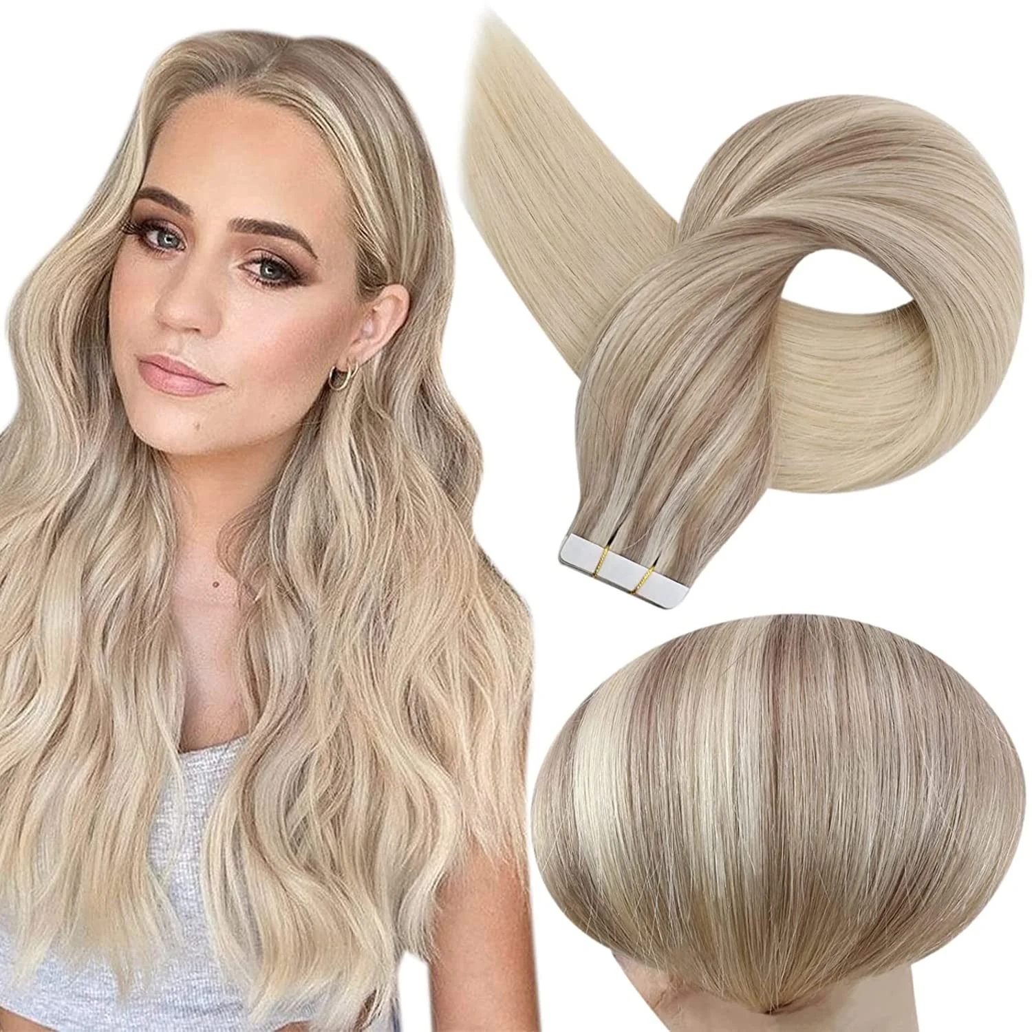 Tape in Hair Extensions Human Hair - Image 26