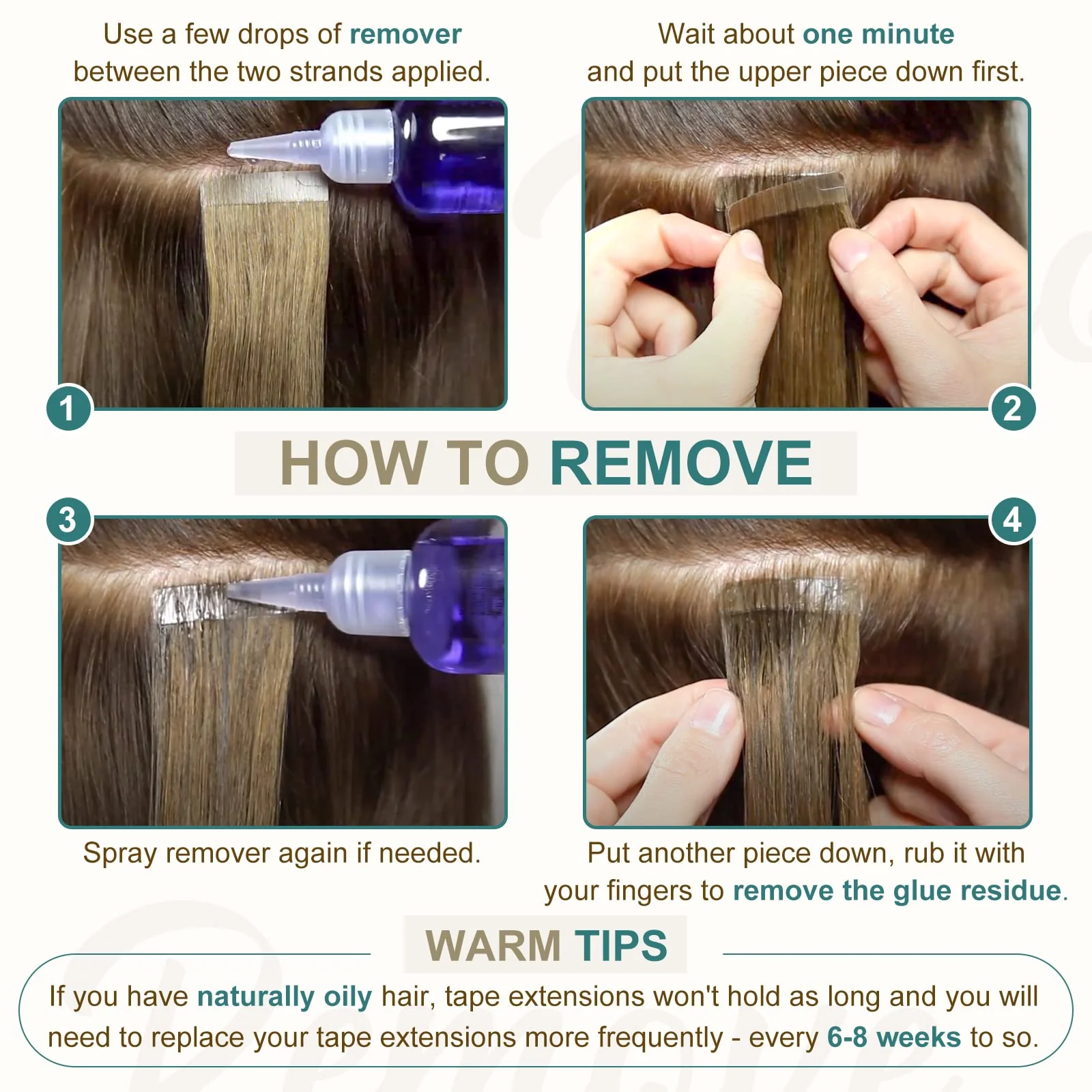 Tape in Hair Extensions Human Hair - Image 32
