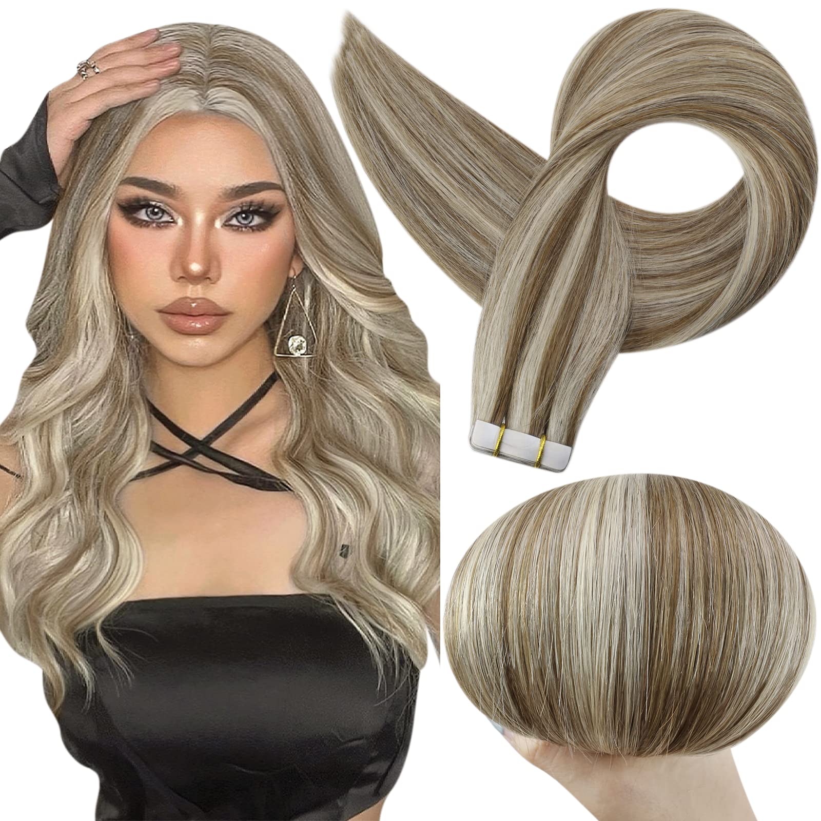 Tape in Hair Extensions Human Hair - Image 53