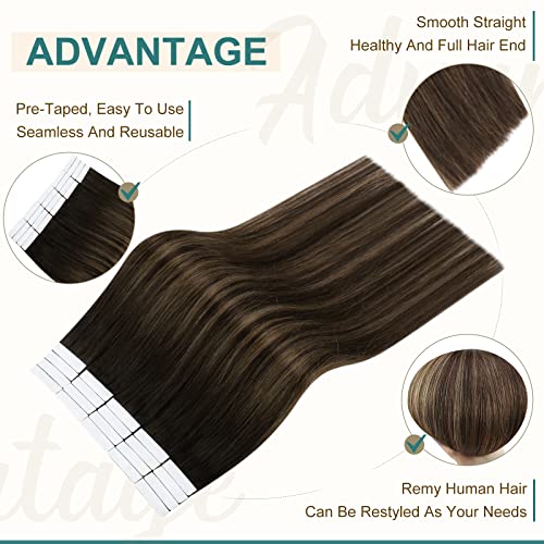 Tape in Hair Extensions Human Hair - Image 60