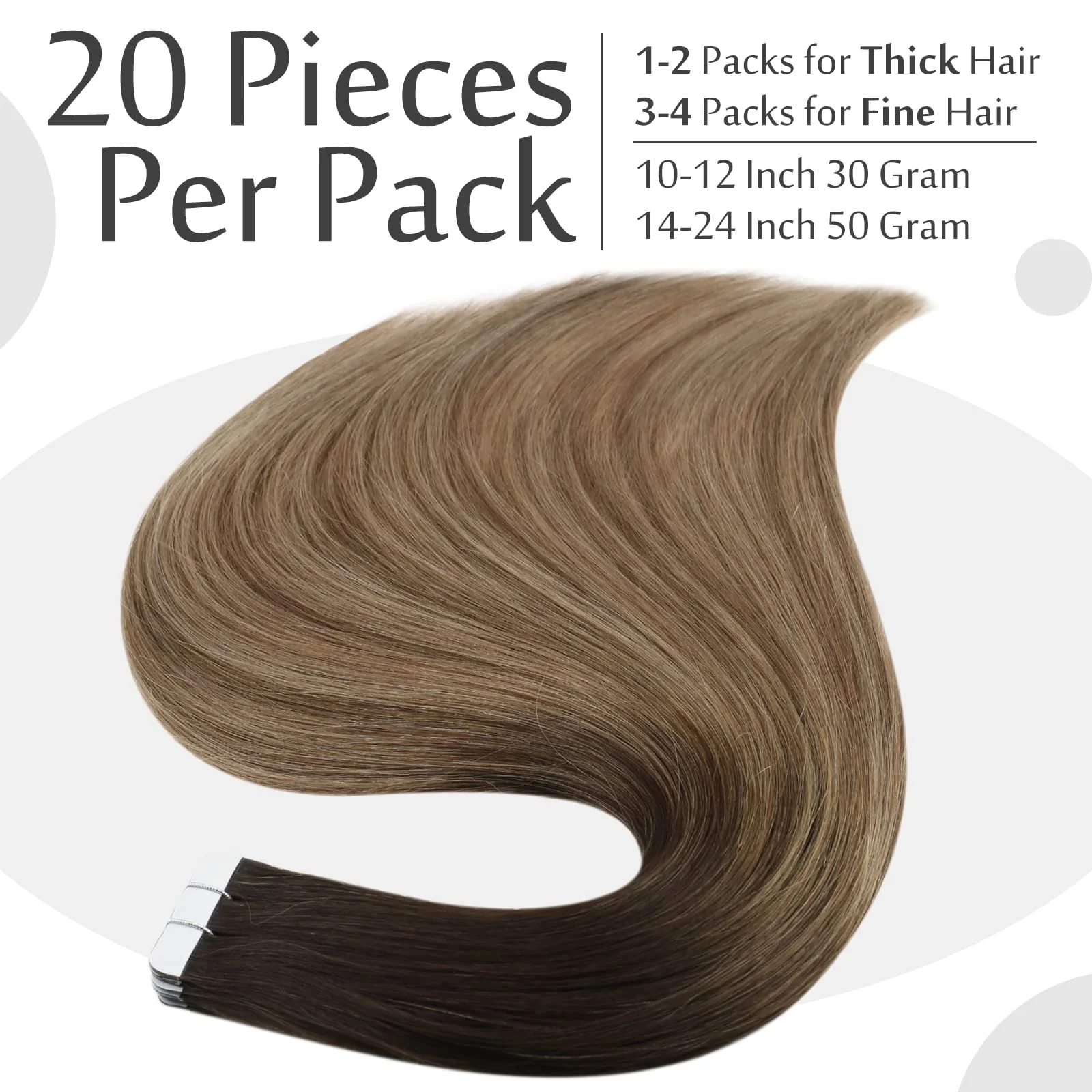 Tape in Hair Extensions Human Hair - Image 71