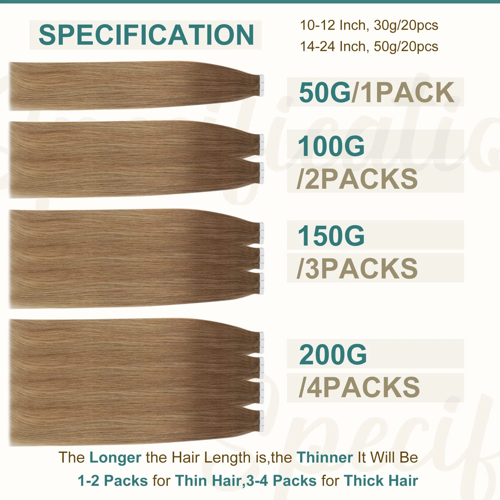 Tape in Hair Extensions Human Hair - Image 78