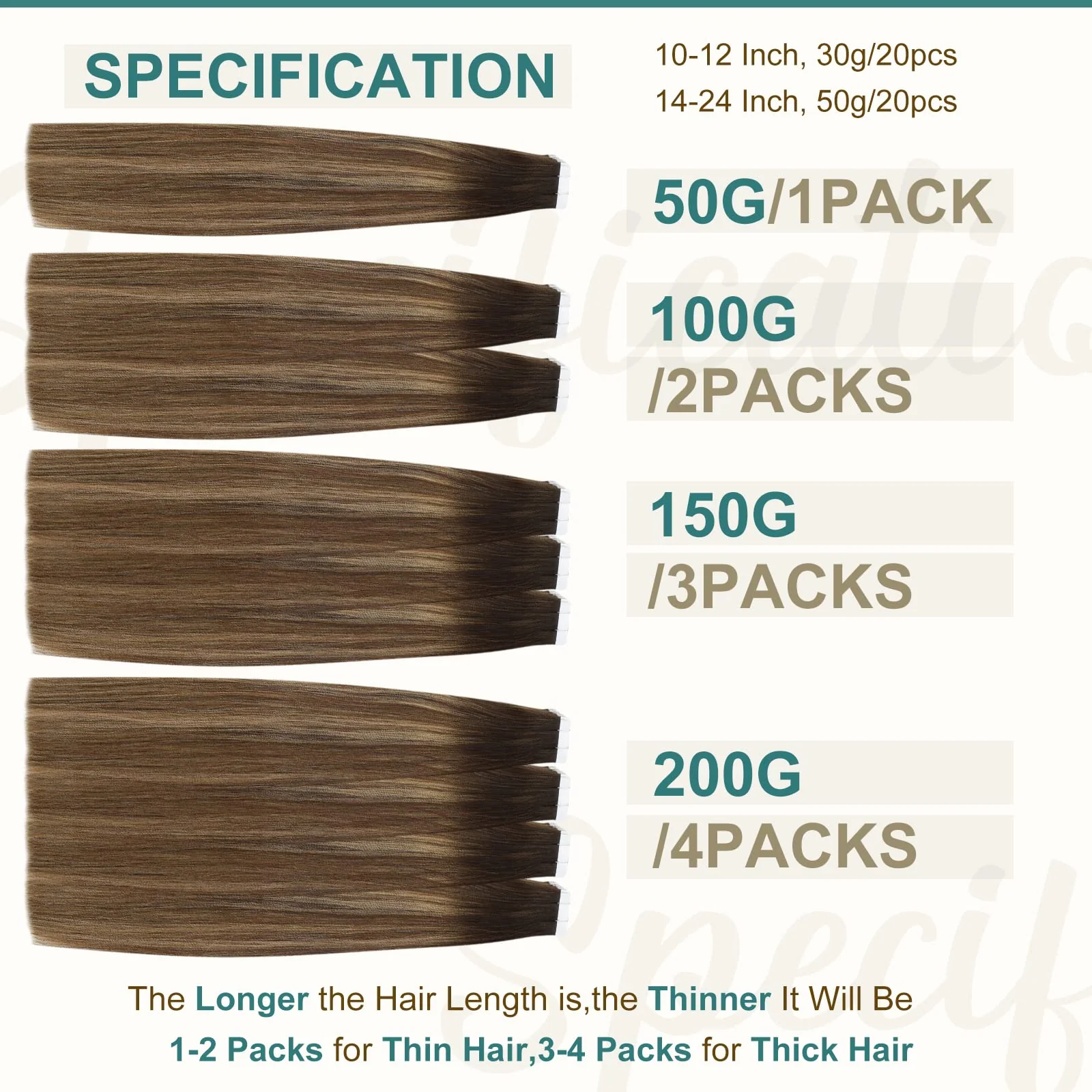 Tape in Hair Extensions Human Hair - Image 83