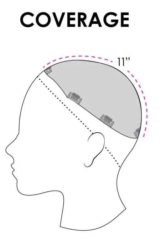 Top Full 12 Synthetic Hand-tied Hair Topper - Image 5
