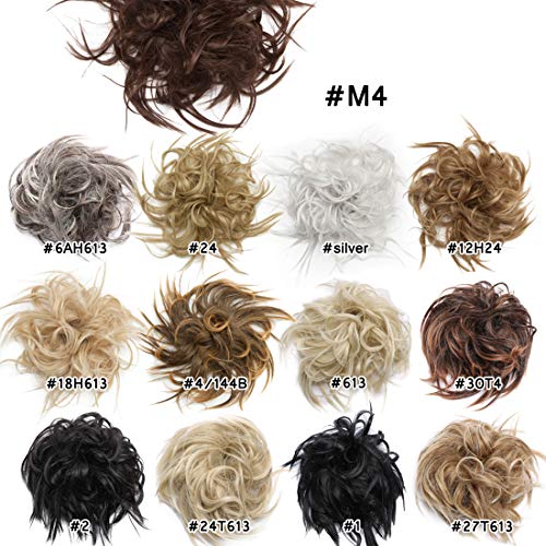 Tousled Updo Messy Bun Scrunchie - Image 118