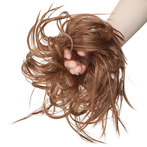 Tousled Updo Messy Bun Scrunchie - Image 12