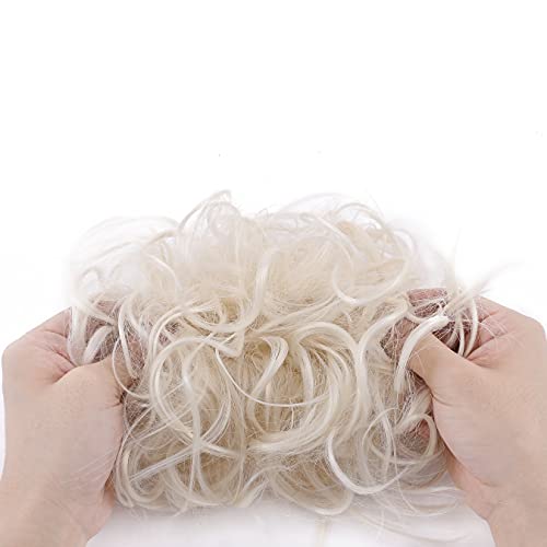 Tousled Updo Messy Bun Scrunchie - Image 125