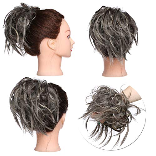Tousled Updo Messy Bun Scrunchie - Image 17