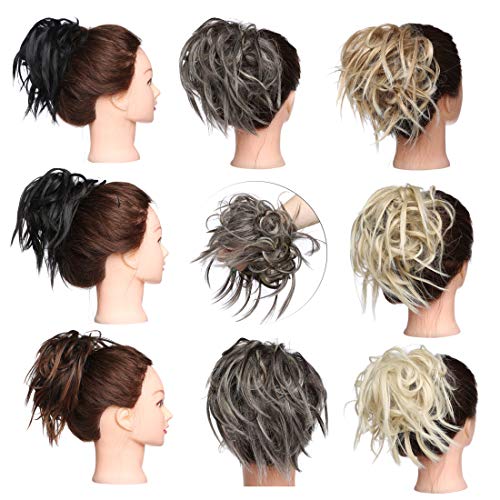 Tousled Updo Messy Bun Scrunchie - Image 18