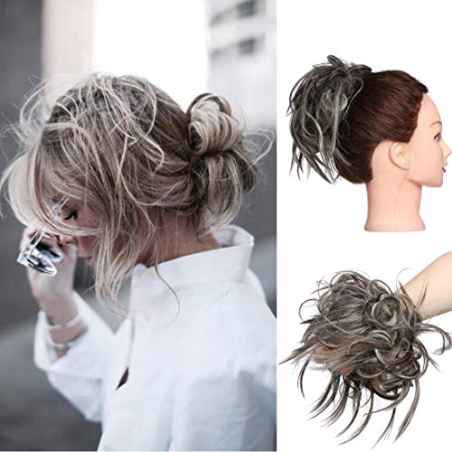 Tousled Updo Messy Bun Scrunchie - Image 20