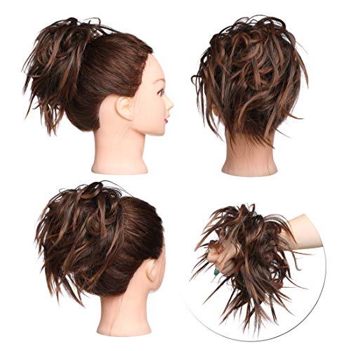 Tousled Updo Messy Bun Scrunchie - Image 30