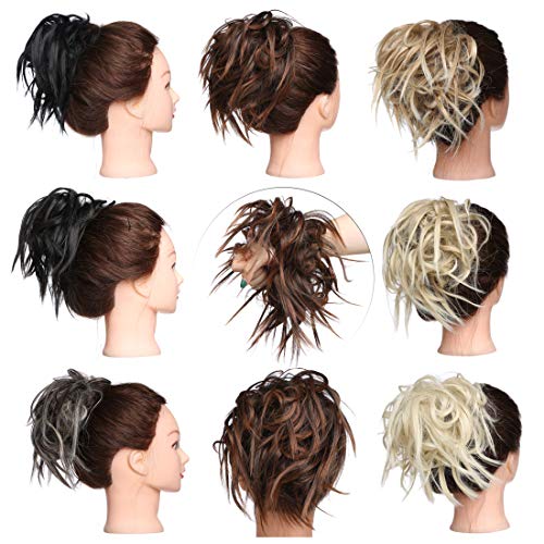 Tousled Updo Messy Bun Scrunchie - Image 31