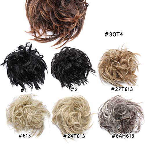 Tousled Updo Messy Bun Scrunchie - Image 32