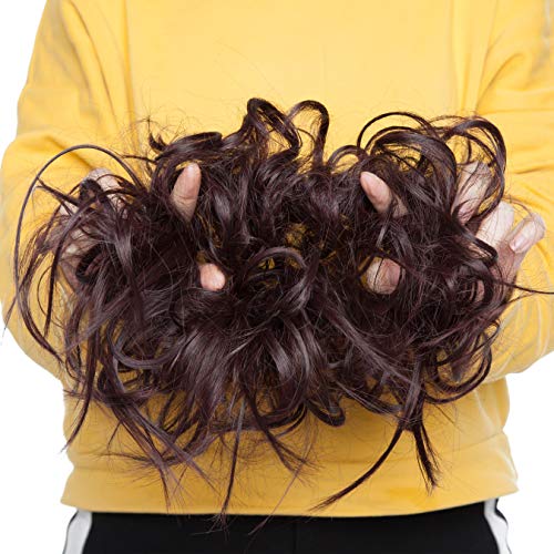 Tousled Updo Messy Bun Scrunchie - Image 34