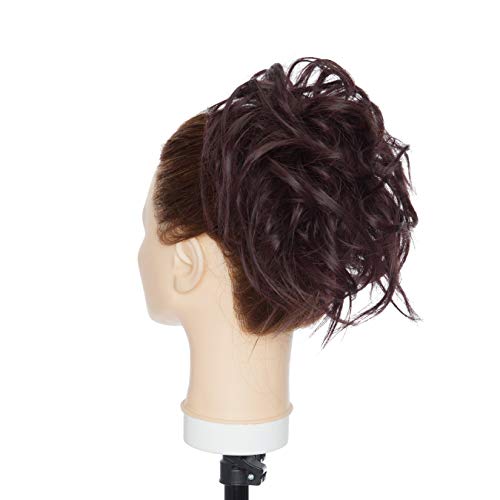 Tousled Updo Messy Bun Scrunchie - Image 35