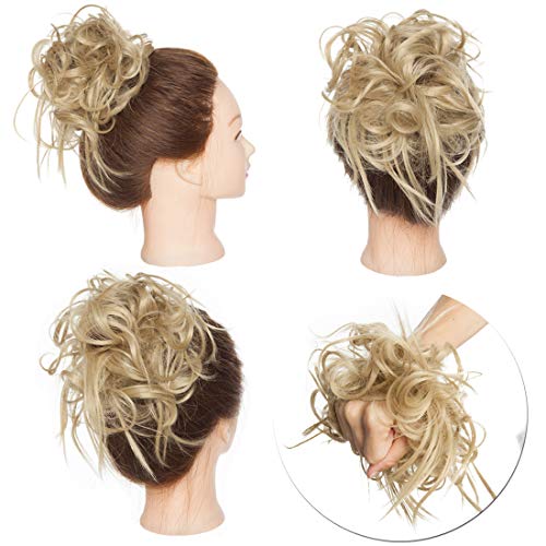 Tousled Updo Messy Bun Scrunchie - Image 39