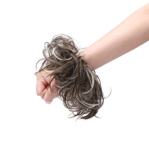 Tousled Updo Messy Bun Scrunchie - Image 4