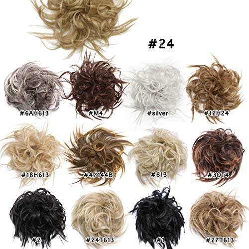 Tousled Updo Messy Bun Scrunchie - Image 42