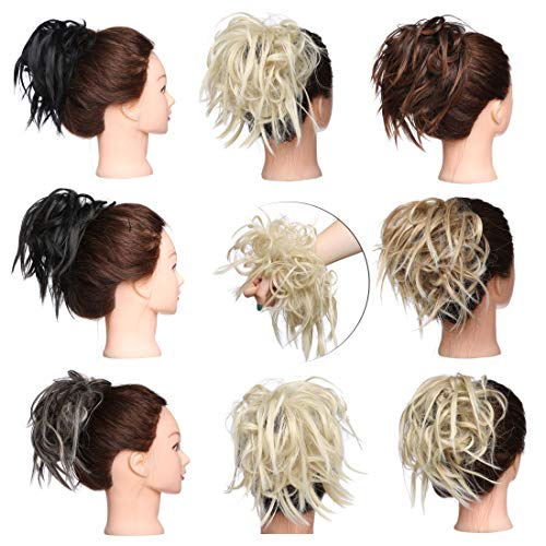 Tousled Updo Messy Bun Scrunchie - Image 47