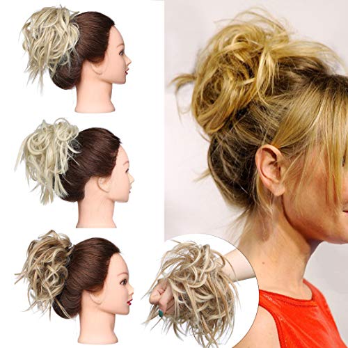 Tousled Updo Messy Bun Scrunchie - Image 49