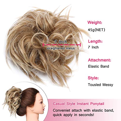 Tousled Updo Messy Bun Scrunchie - Image 50