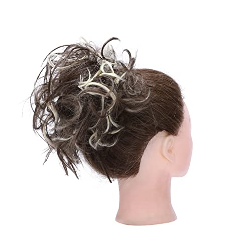 Tousled Updo Messy Bun Scrunchie - Image 63