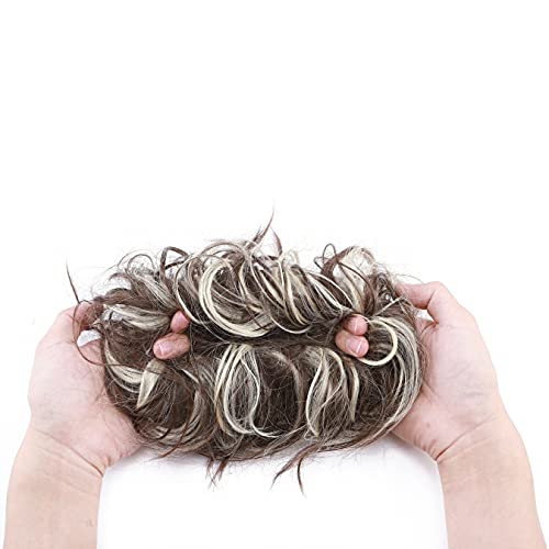 Tousled Updo Messy Bun Scrunchie - Image 7