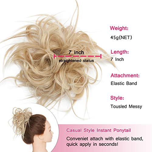 Tousled Updo Messy Bun Scrunchie - Image 79