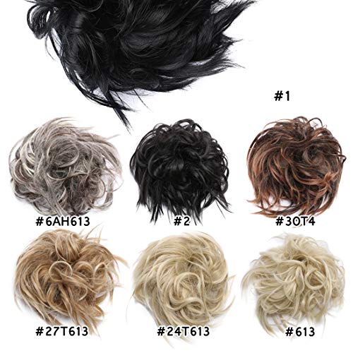 Tousled Updo Messy Bun Scrunchie - Image 89