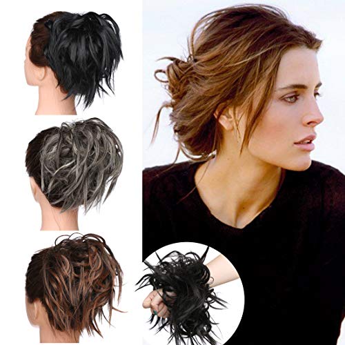 Tousled Updo Messy Bun Scrunchie - Image 90