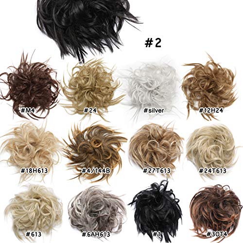 Tousled Updo Messy Bun Scrunchie - Image 95