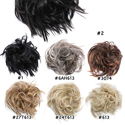Tousled Updo Messy Bun Scrunchie - Image 96