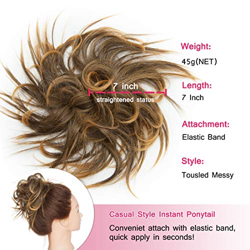 Tousled Updo Messy Bun Scrunchie - Image 97