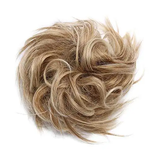Tousled Wavy Hairpiece Bun Scrunchie Hair Wrap - Image 15