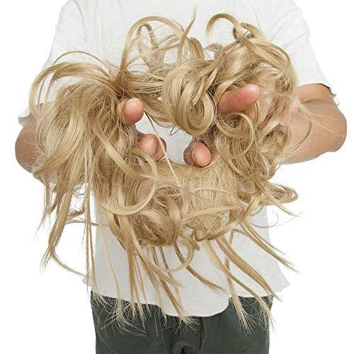 Tousled Wavy Hairpiece Bun Scrunchie Hair Wrap - Image 40