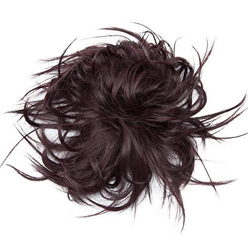 Tousled Wavy Hairpiece Bun Scrunchie Hair Wrap - Image 41