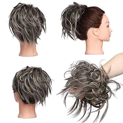 Tousled Wavy Hairpiece Bun Scrunchie Hair Wrap - Image 48
