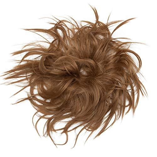 Tousled Wavy Hairpiece Bun Scrunchie Hair Wrap - Image 49