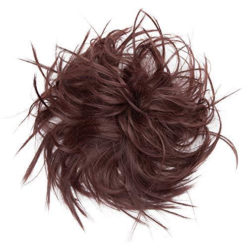 Tousled Wavy Hairpiece Bun Scrunchie Hair Wrap - Image 55