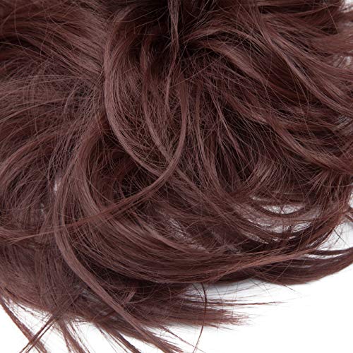 Tousled Wavy Hairpiece Bun Scrunchie Hair Wrap - Image 59