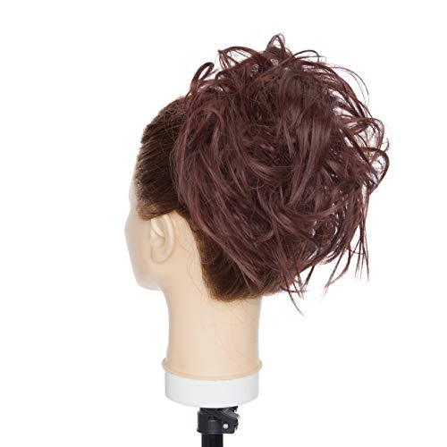 Tousled Wavy Hairpiece Bun Scrunchie Hair Wrap - Image 60