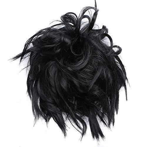 Tousled Wavy Hairpiece Bun Scrunchie Hair Wrap - Image 61
